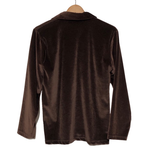 Vintage 70’s Velour Collared Shirt - Picture 3 of 9